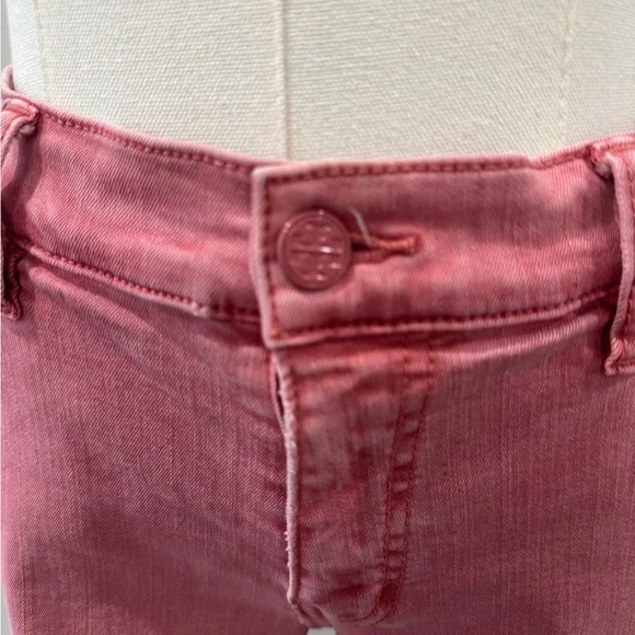 🌸 Tory Burch Pink Skinny Dusty Rose Jeans – Size 30 - Picture 8 of 16